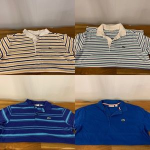 Boys Lacoste Polo (LOT OF 4!)